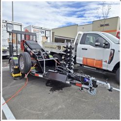 Super Heavy Duty Snake River Mini Excavator Trailer. Can be used to transport a mini excavator, Skid Steer, ATV’s, Motorcycles, furniture etc. 
