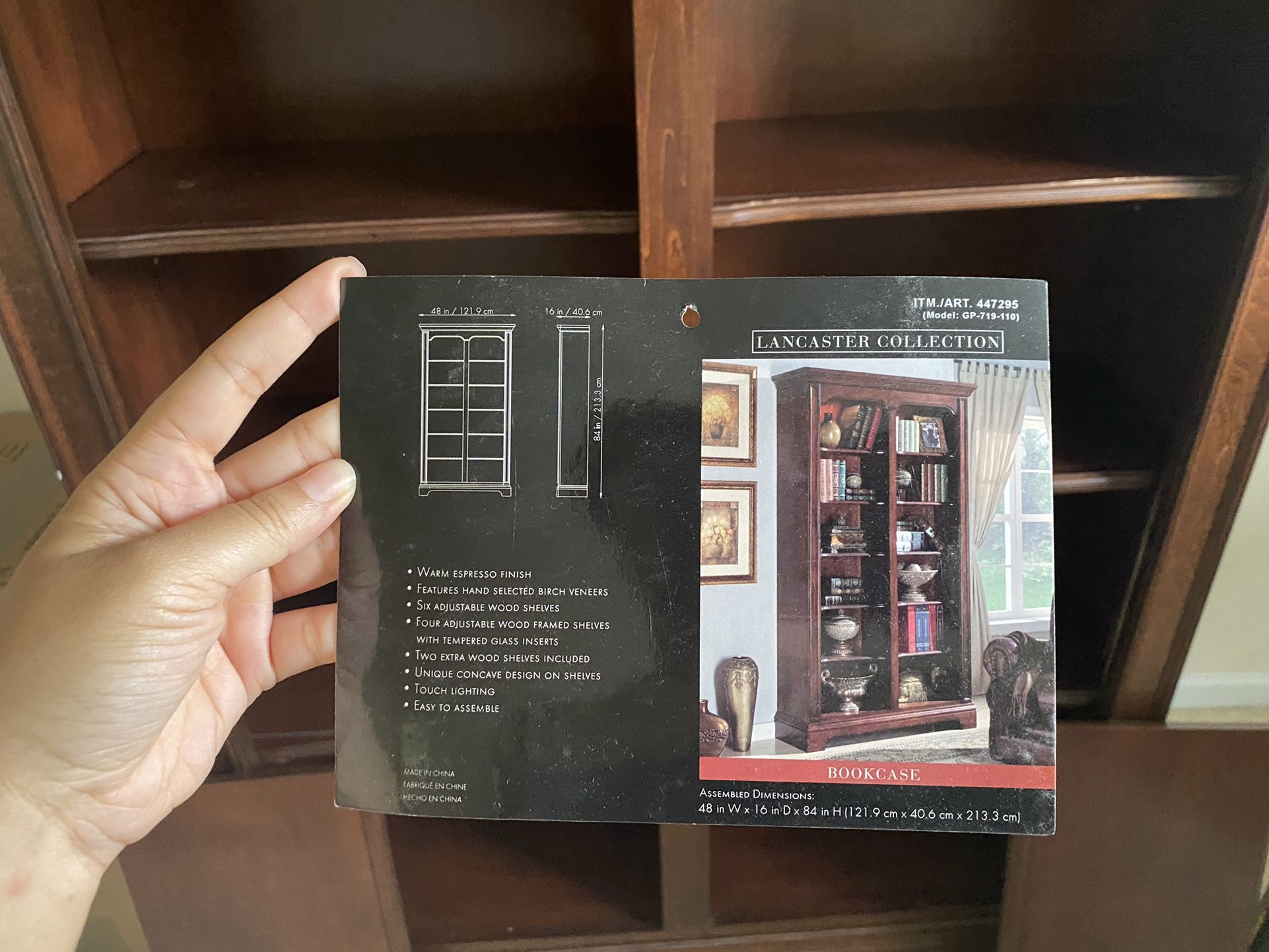 Beautiful Birch Bookcase