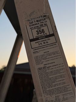 Werner Aluminum Ladder 6foot