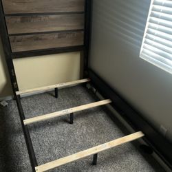 Twin Sized Bed With 1dresser And Mattress 