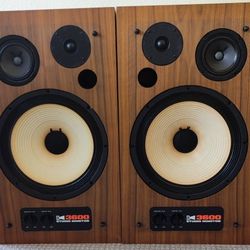  Roger Sound Labs RSL 3600 Studio Monitor Speakers 
