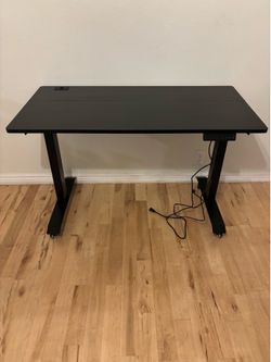 Non working Electric Standing Desk Black 24” x 47.5”, 29.5” tall