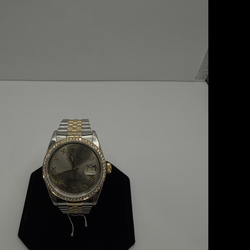 Rolex 18k stainless datejust watch jubilee band