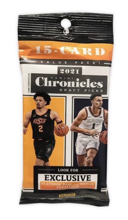 2021 Panini NBA Chronicles Draft Picks Basketball Trading Card Value Pack Box of 12 Packs