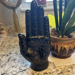 Resin 9” Tall Palmistry Display Hand