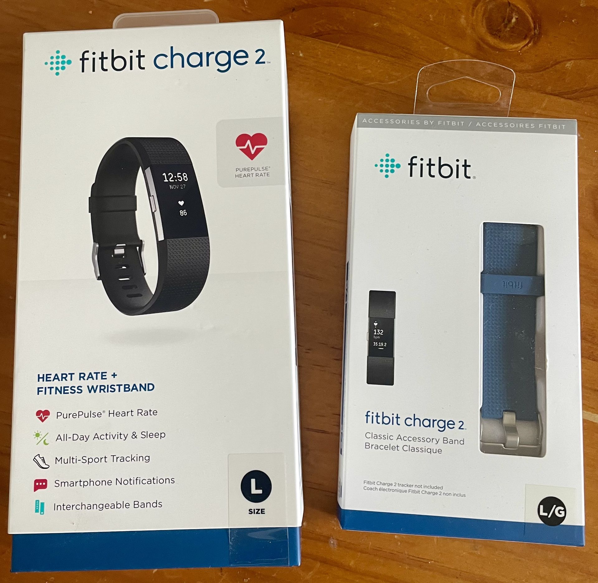 Fitbit charge 2 Factory Seal - Large +band