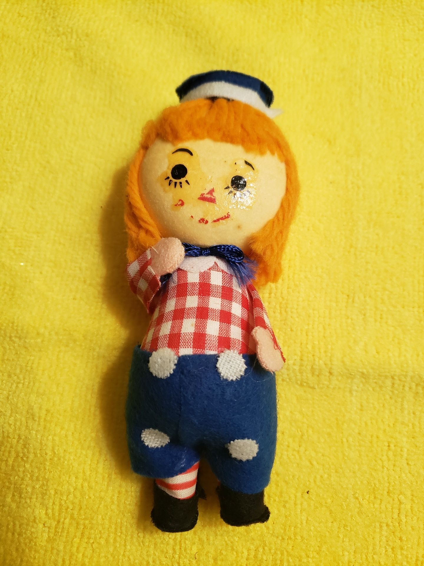 Vintage Raggedy Ann And Andy Ornaments
