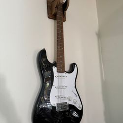 Red Hot Chili Peppers Signed Autographed Full Size Guitar Kiedis Squier Electric Guitar