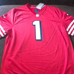 49ers  Jersey New XL $40