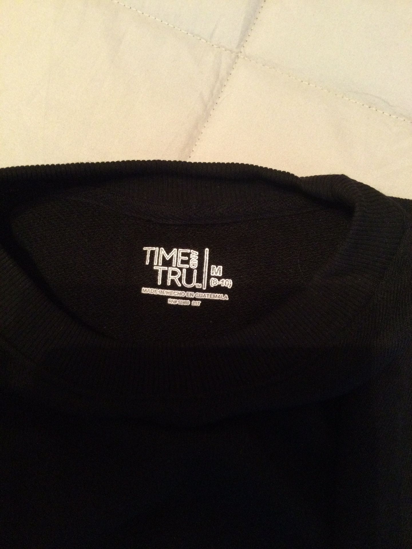 Black Sweatshirt Size Medium Ladies