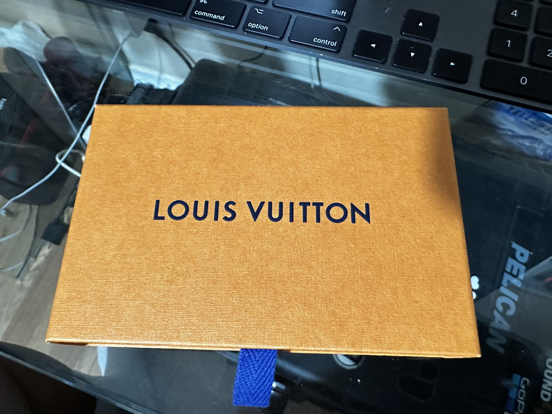 Louis Vuitton Double Card Holder Monogram Eclipse Canvas for Sale