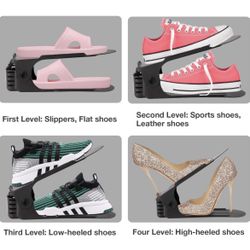 Adjustable Shoe organizers Set Of 9