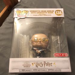 Harry Potter Gringotta Head Goblin With Gringotts Bank 