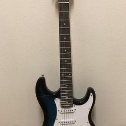 Black and Blue Electric Guitar (Brand New)