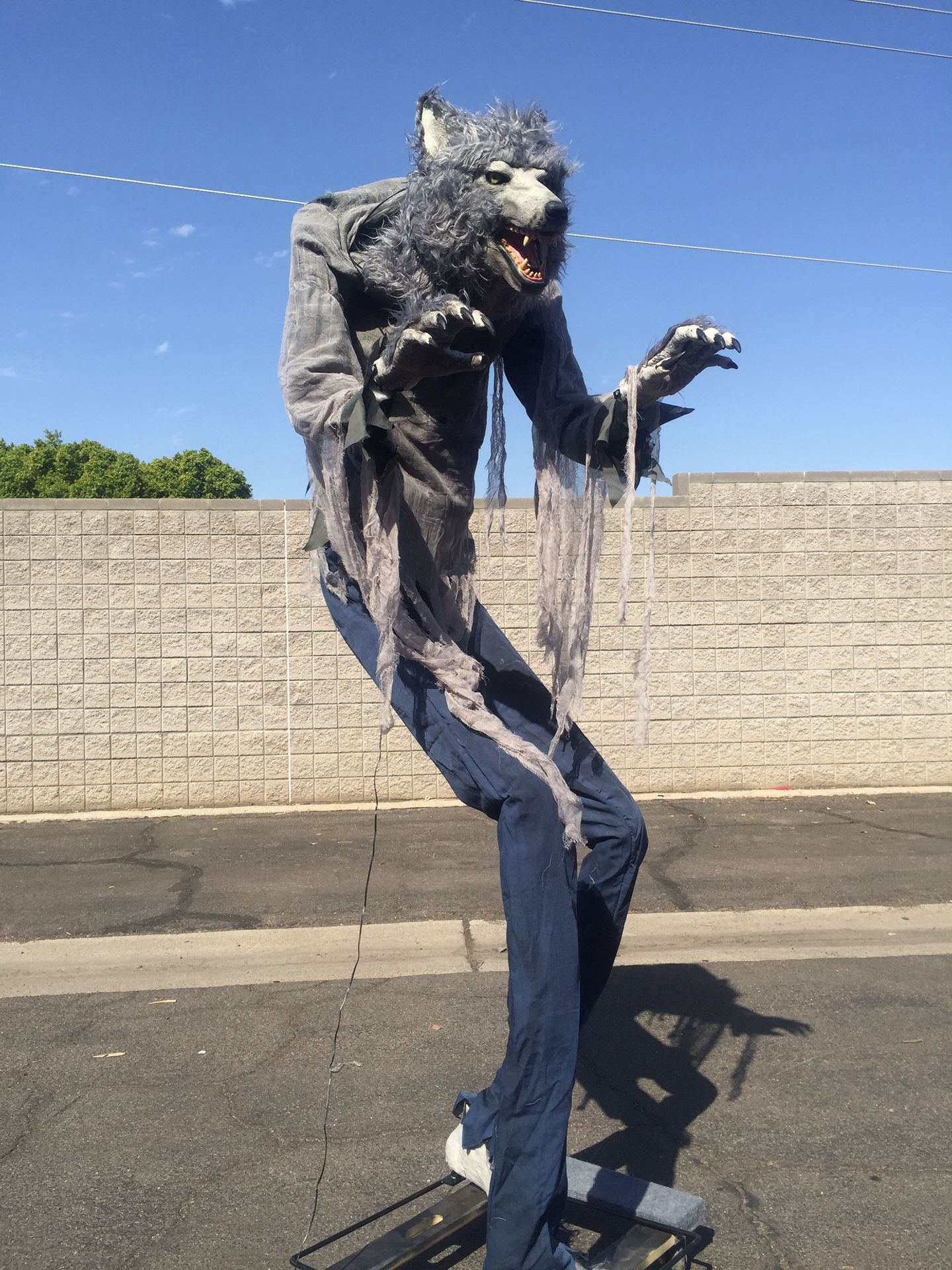 Halloween 7ft Towering werewolf