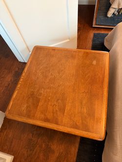 Hardwood Square Coffee Table