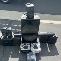 Dj Stuff And Surrounding Speakers. Sony/pionner/samsung