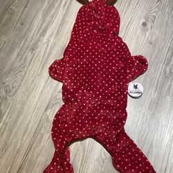 NWT REINDEER W/ ANTLERS CHRISTMAS DOG PAJAMAS  SZ XL W/ COLD ALERT