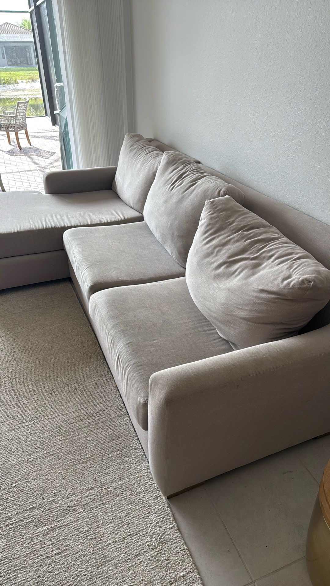 Sofa/Couch With Chaise!