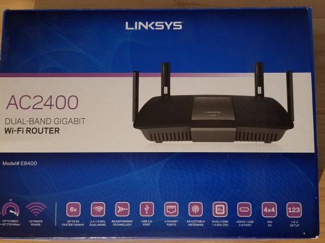Linksys AC2400 wifi router