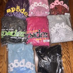 (Brand new) Sp5der hoodiea 