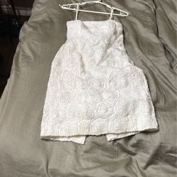 White Calvin Klein Dress Size 4