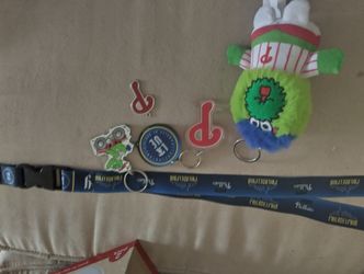 Phillies And Eagles And St.Joes Keychains