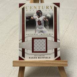 Baker Mayfield National Treasures Century Materials BUCCANERS