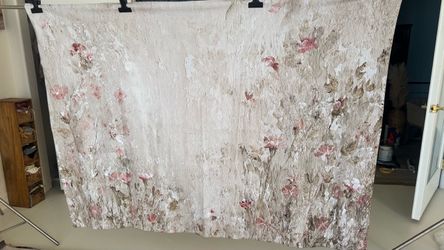 56x78 floral backdrop professionally photography quality