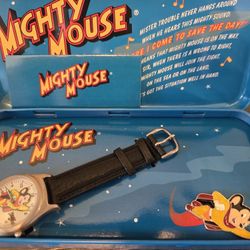 Mighty Mouse Collectors Limited Edition watch. 1994 in Original Tin / Box
