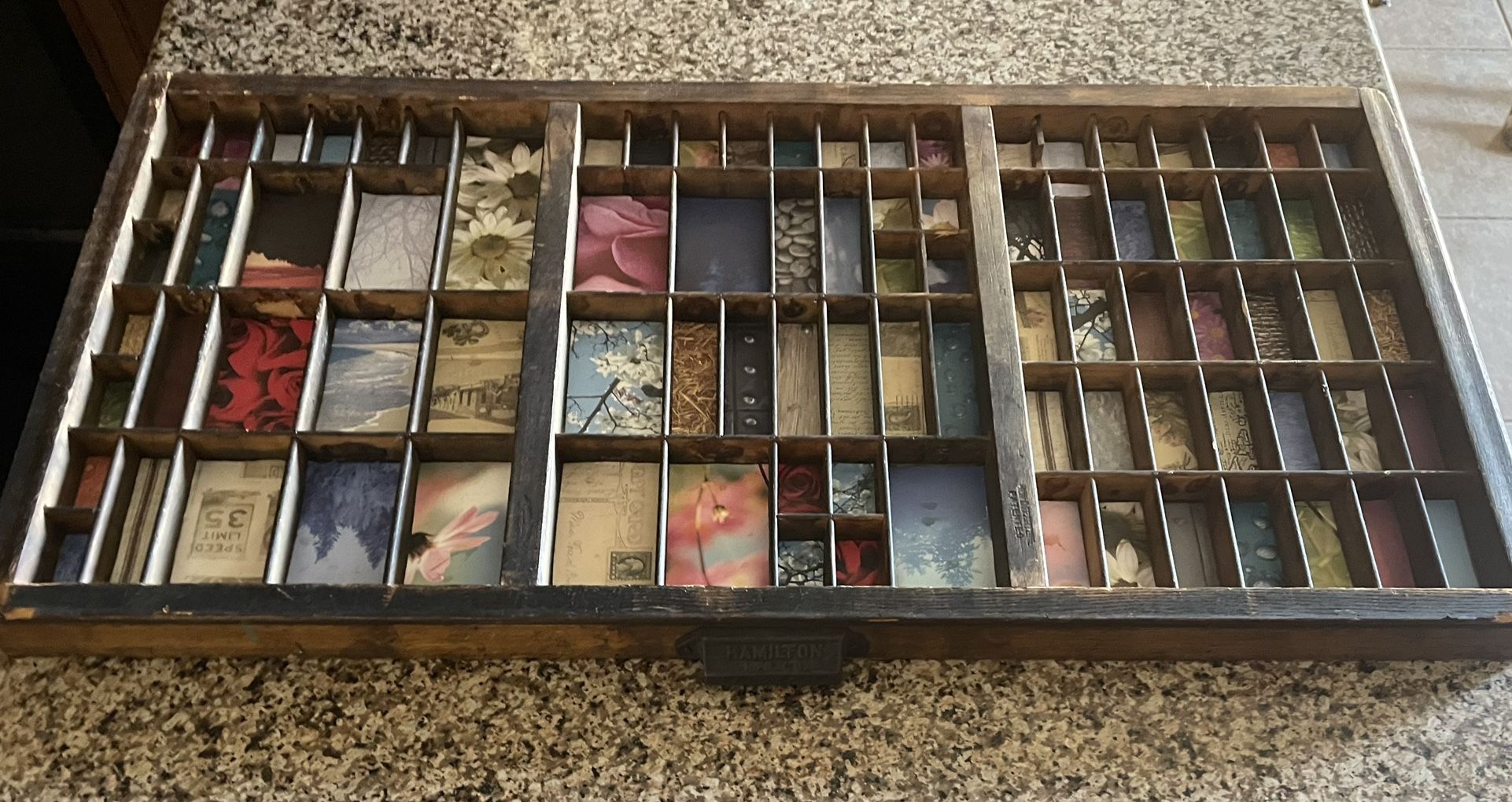 Vintage Hamilton Type Setter Drawer