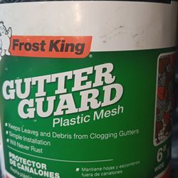 Gutter Black Plastic Guard