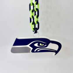 3D Printed Seattle Seahawks Fan Gear Necklace
