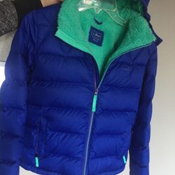 L. L. Bean Girls Down Jacket 10/12
