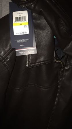 Tommy Hilfiger leather jacket size M