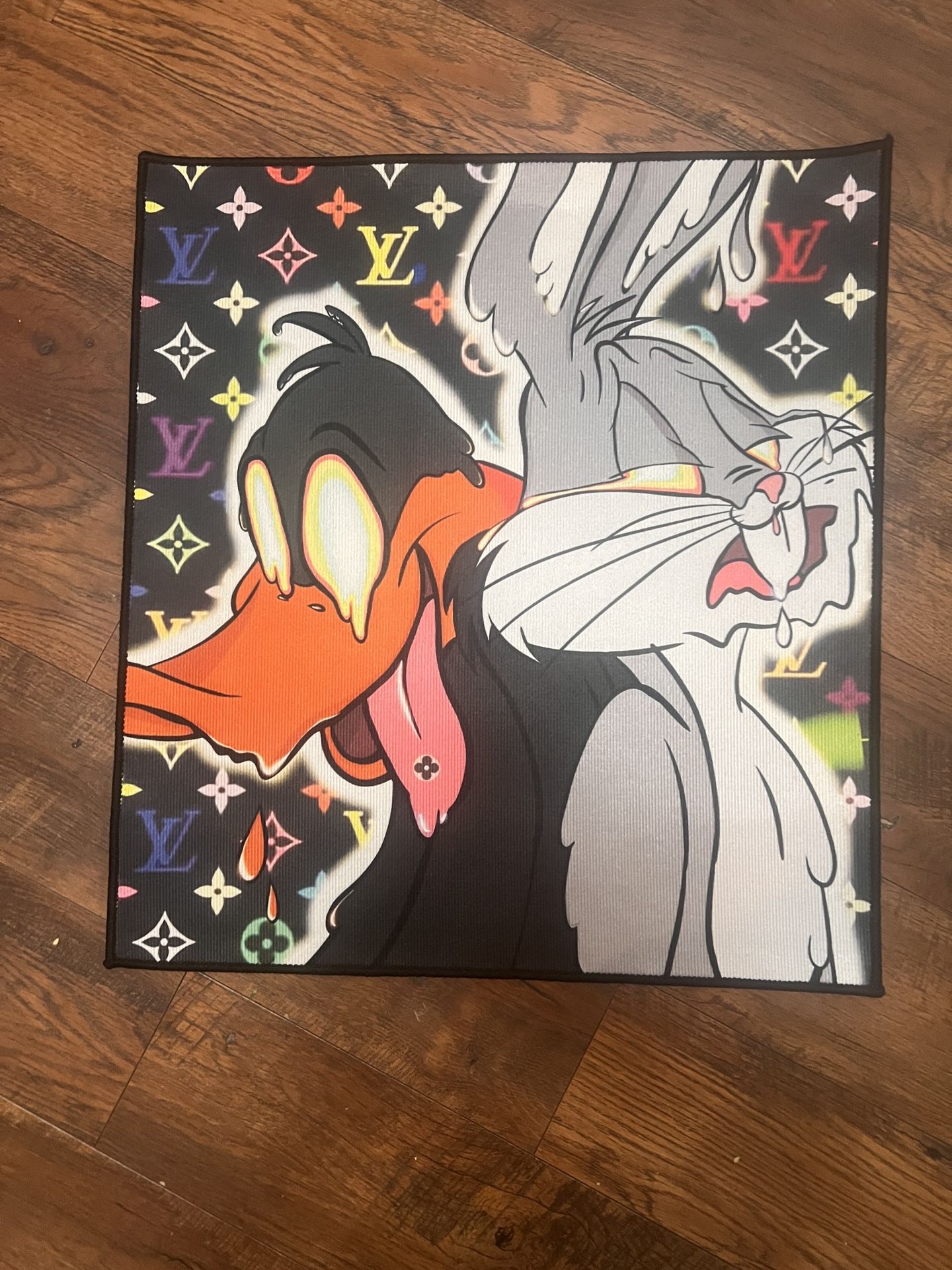 Drip Faded Looney Toones Rug