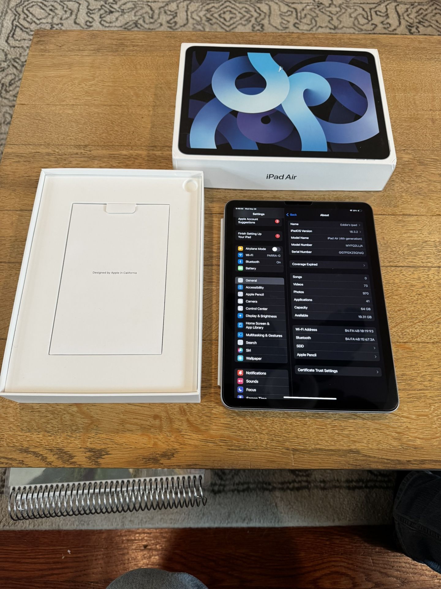iPad Air Blue