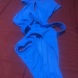 Blue Bathing Suit 