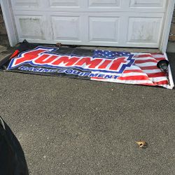 Brand New Summit Racing  Equipment Banner  Approx 96 In By 36 In 