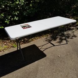 New Portable Folding Table 6 ft