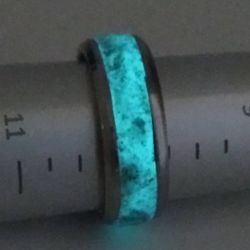 Turquoise inlay ring