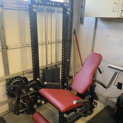 Leg Extension / Leg Curl Machine Combo Selectorize Home Gym