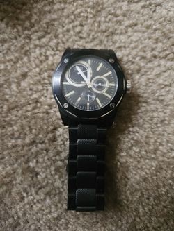 Guess Steel Japan Movt Watch
