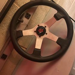 Vintage Aluminum Gt Steering Wheel    07/1987 