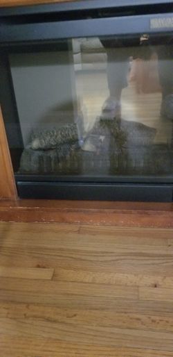 Fireplace Electric with real Fire display