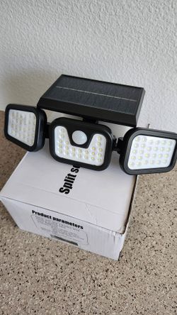 New Solar Security Light with Sensor