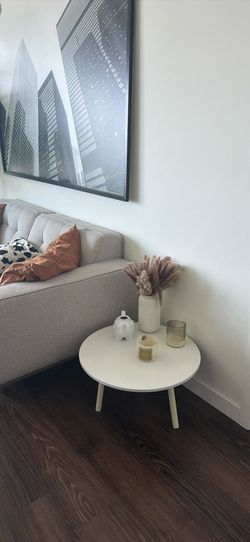 Small round coffee table