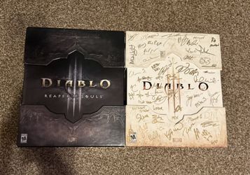 Diablo 3 Collectors Edition Boxes Signed
