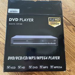 NIB- DVD/VCD/CD Player