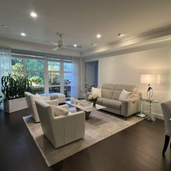 Price Cut to sell! RUG: 10’x7.9’ & Coffee Table - 51”x27.5 (Both Or Separate)